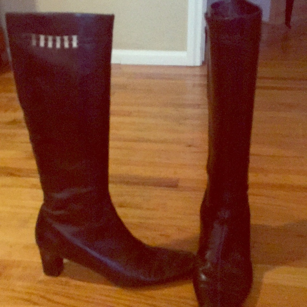 Ferragamo Black High Boots